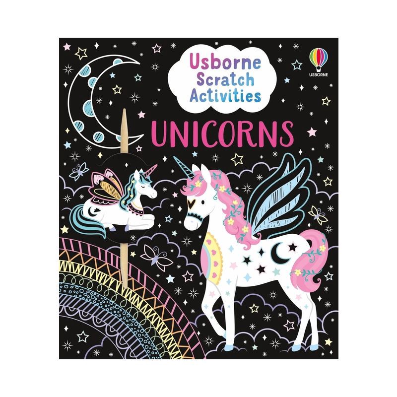 slide 1 of 1, Usborne Books Usborne Scratch Activities Unicorns - by Rosie Dickins (Paperback), 1 ct