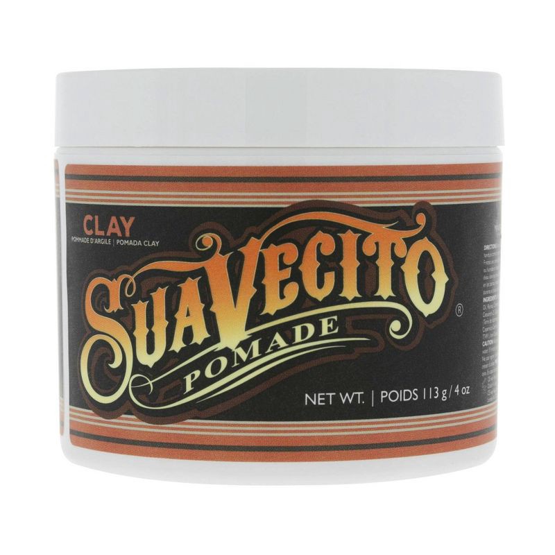 slide 2 of 4, Suavecito Firm Clay Pomade - 4oz, 4 oz