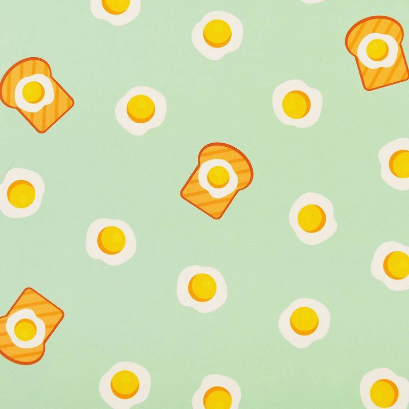 slide 4 of 4, Best Year Ever 2 Pocket Paper Folder Egg and Toast, School Supplies, 1 ct