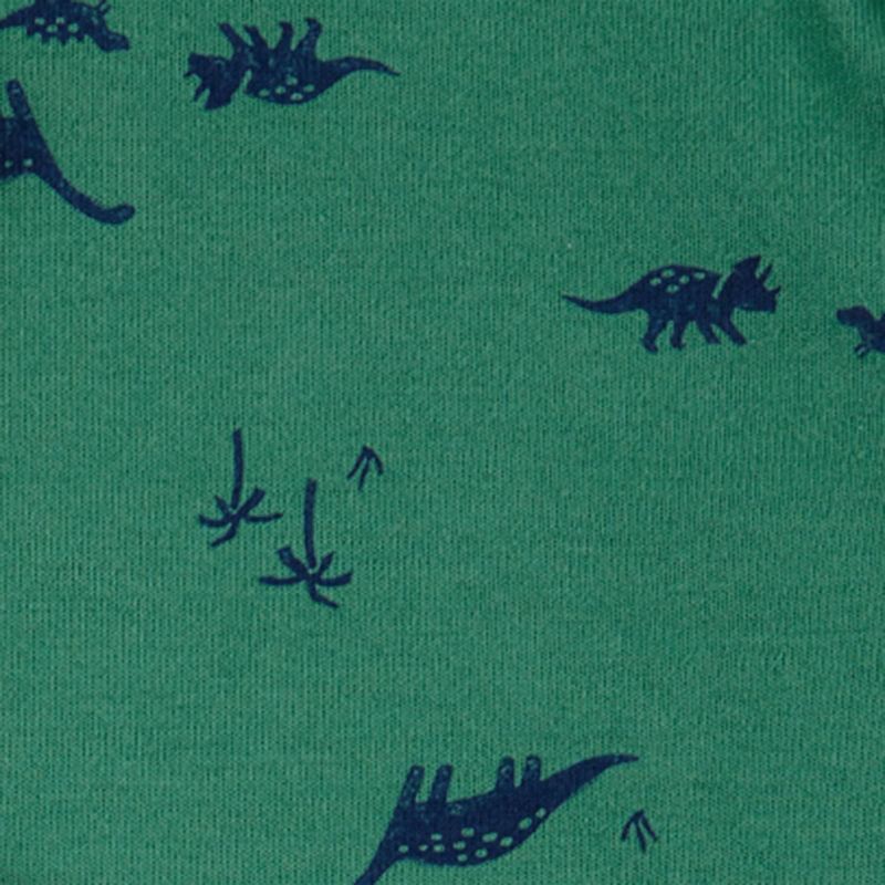 slide 6 of 8, Carter's Just One You®️ Baby Boys' 3pk Bodysuit - Green/White 18M: Cotton Dinosaur Print, Short Sleeve, Crew Neck, 3 ct