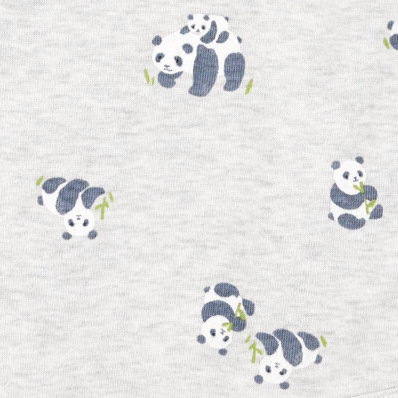 slide 2 of 5, Carter's Just One You®️ Baby Boys' 3pk Bodysuit - Gray 3M: Panda & Stripe Patterns, 3 ct