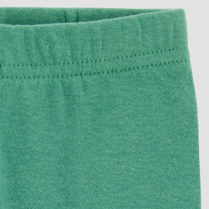 slide 3 of 5, Carter's Just One You®️ Baby Boys' 2pk Pants - Green/White 18M: Dinosaur Pattern, Slim Fit, Elastic Waistband, 2 ct