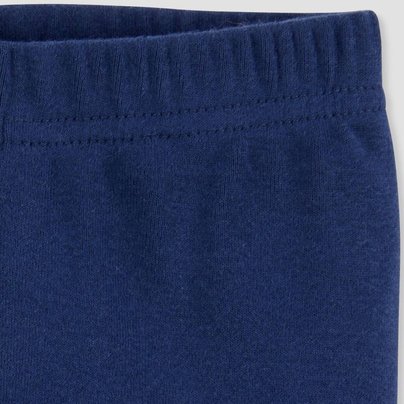 slide 3 of 4, Carter's Just One You®️ Baby Boys' 2pk Pants - Gray/Navy Blue Newborn: Slim Fit, Full Waistband Elastic, Pull-On Style, 2 ct