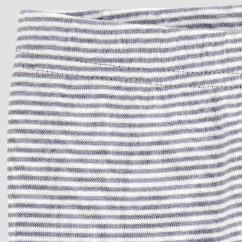 slide 2 of 4, Carter's Just One You®️ Baby Boys' 2pk Pants - Gray 9M: Cotton Slim Fit, Elastic Waist, Ankle Length, 2 ct
