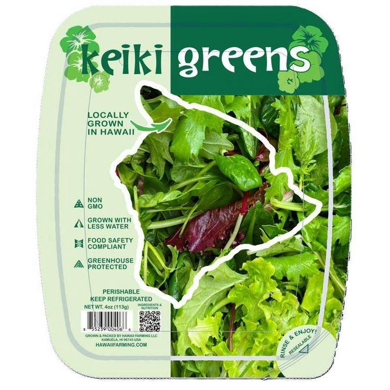 slide 1 of 1, Fresh Keiki Greens Spring Mix - 4oz, 4 oz
