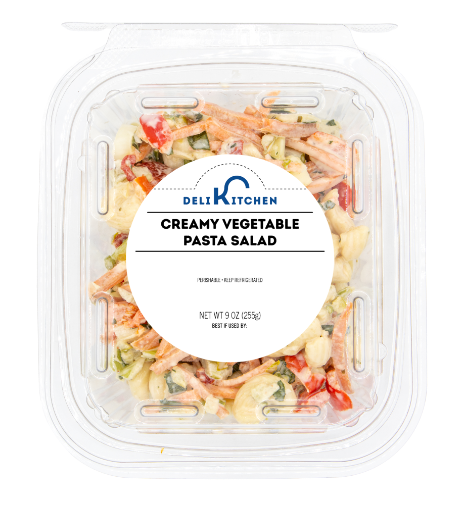 slide 1 of 1, Deli Kitchen Creamy Vegtable Pasta Salad, 9 oz