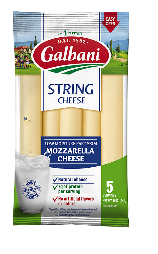 slide 1 of 1, Galbani String Cheese, 5 oz