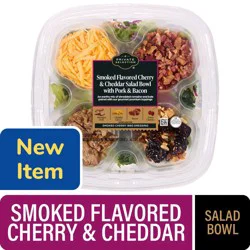 Private Selection Smoked Flavored Cherry and Cheddar Salad Bowl with Pork and Bacon, 7.3 oz