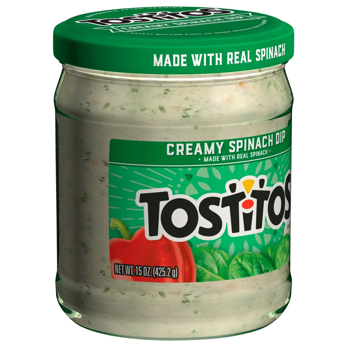 slide 8 of 14, Tostitos Dip Creamy Spinach - 15 oz, 15 oz