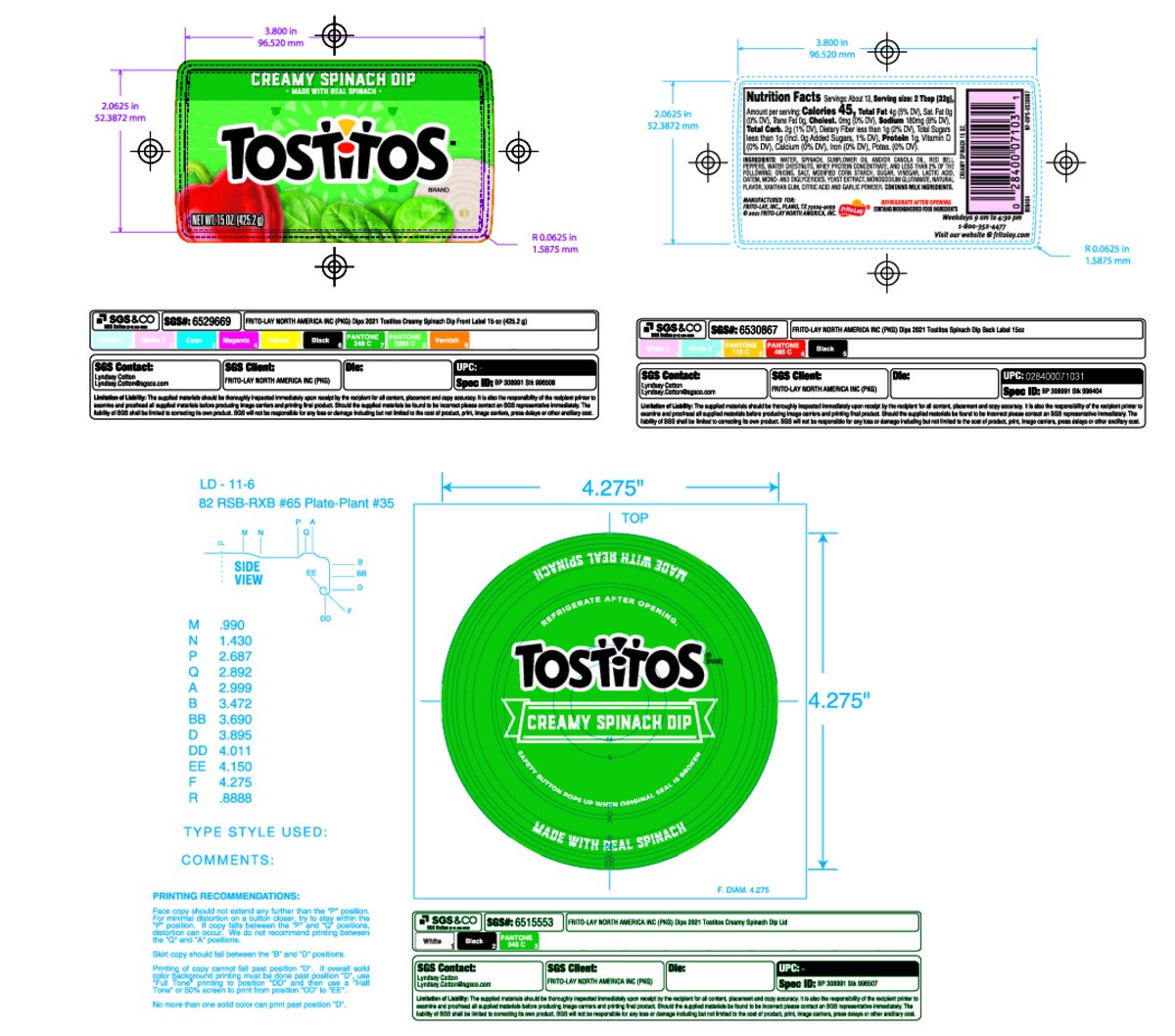 slide 10 of 14, Tostitos Dip Creamy Spinach - 15 oz, 15 oz