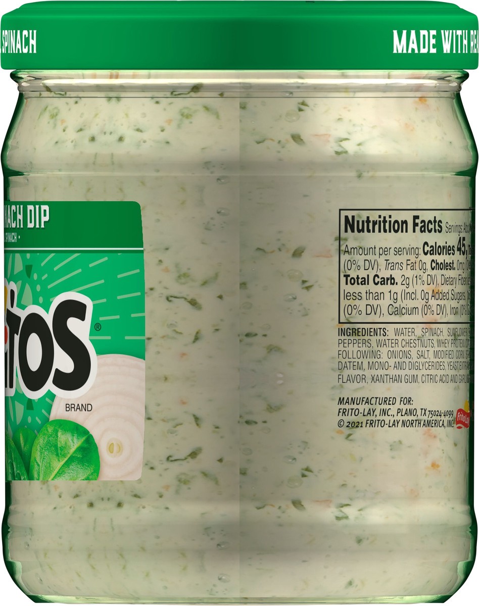 slide 7 of 14, Tostitos Dip Creamy Spinach - 15 oz, 15 oz