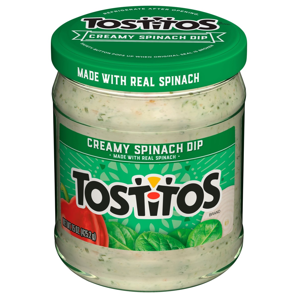 slide 1 of 14, Tostitos Dip Creamy Spinach - 15 oz, 15 oz