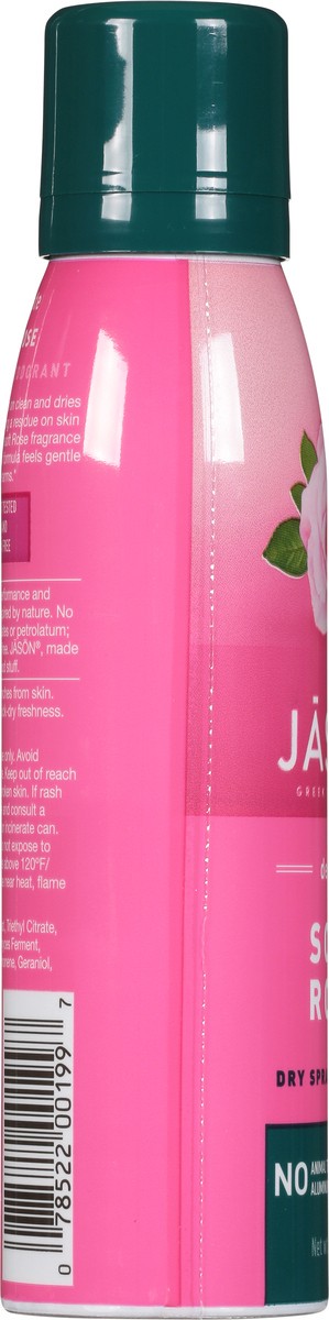 slide 5 of 7, Jason Delicate Dry Spray Soft Rose Deodorant 3.2 oz, 3.2 oz