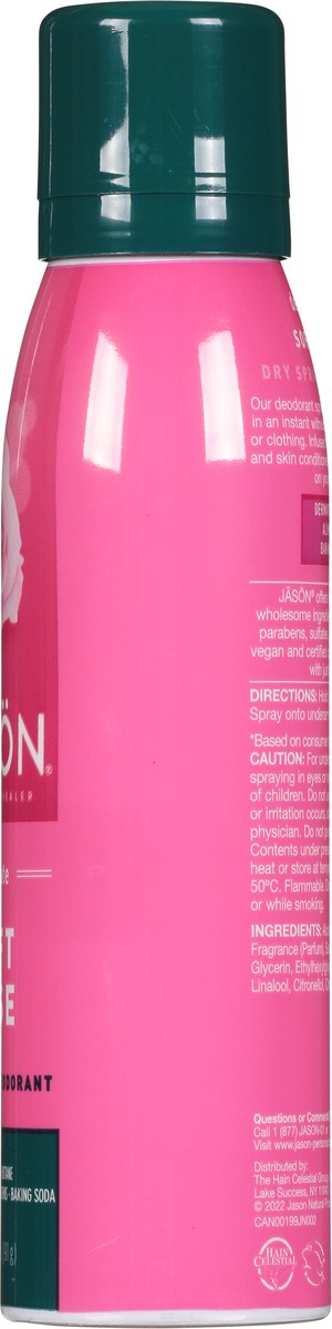 slide 6 of 7, Jason Delicate Dry Spray Soft Rose Deodorant 3.2 oz, 3.2 oz