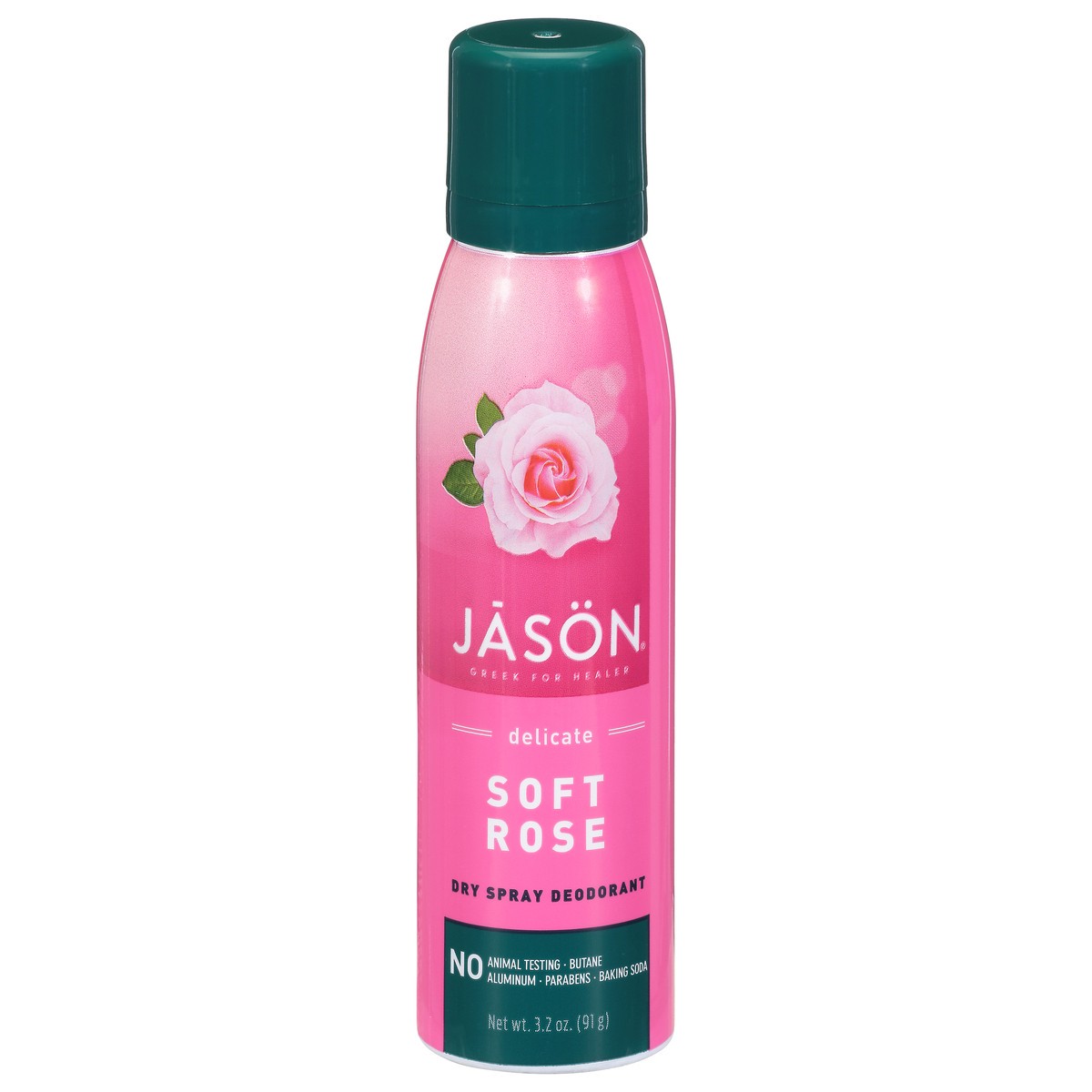 slide 1 of 7, Jason Delicate Dry Spray Soft Rose Deodorant 3.2 oz, 3.2 oz