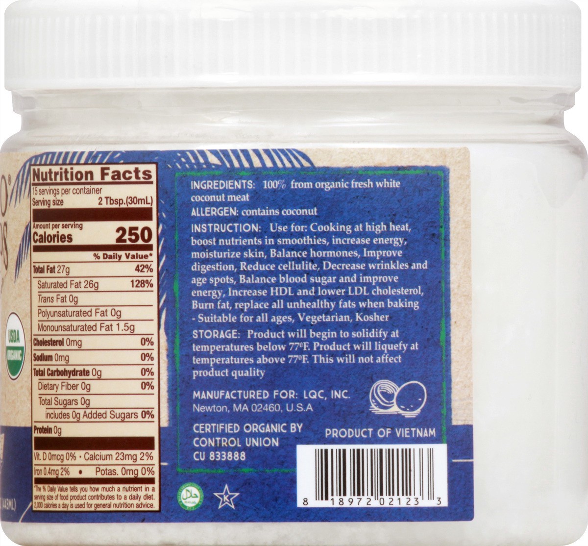 slide 4 of 11, Coco Goods Virgin Organic Coconut Oil 15 oz, 15 oz