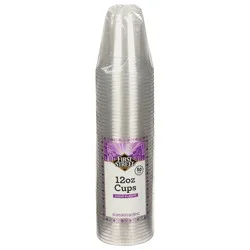 First Street Clear Plastic Pet Cup