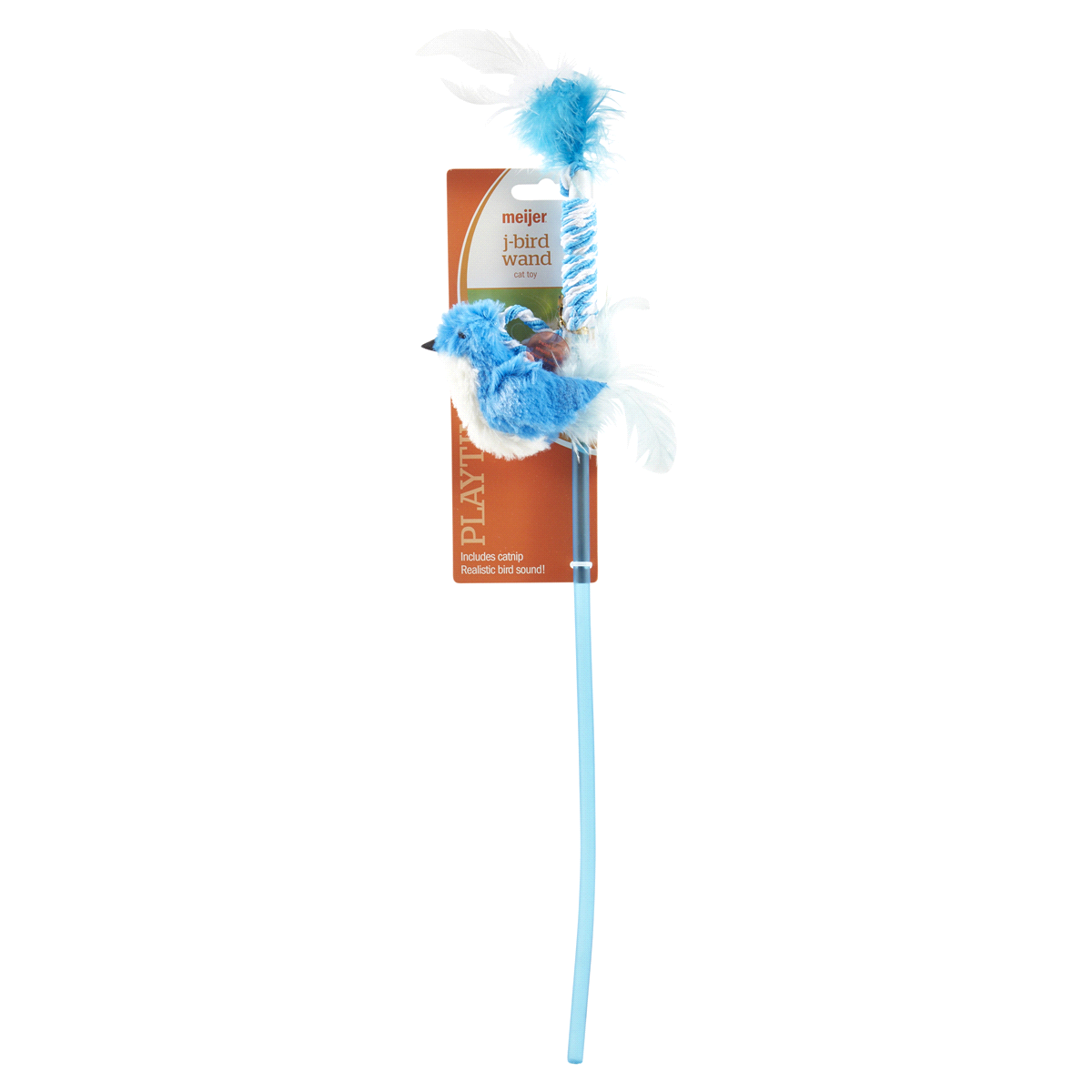 slide 1 of 29, Meijer J-Bird Wand Cat Toy, 1 ct