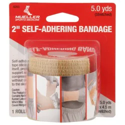 Mueller 2 Inch Self-Adhering 5.0 Yds Bandage 1 Roll
