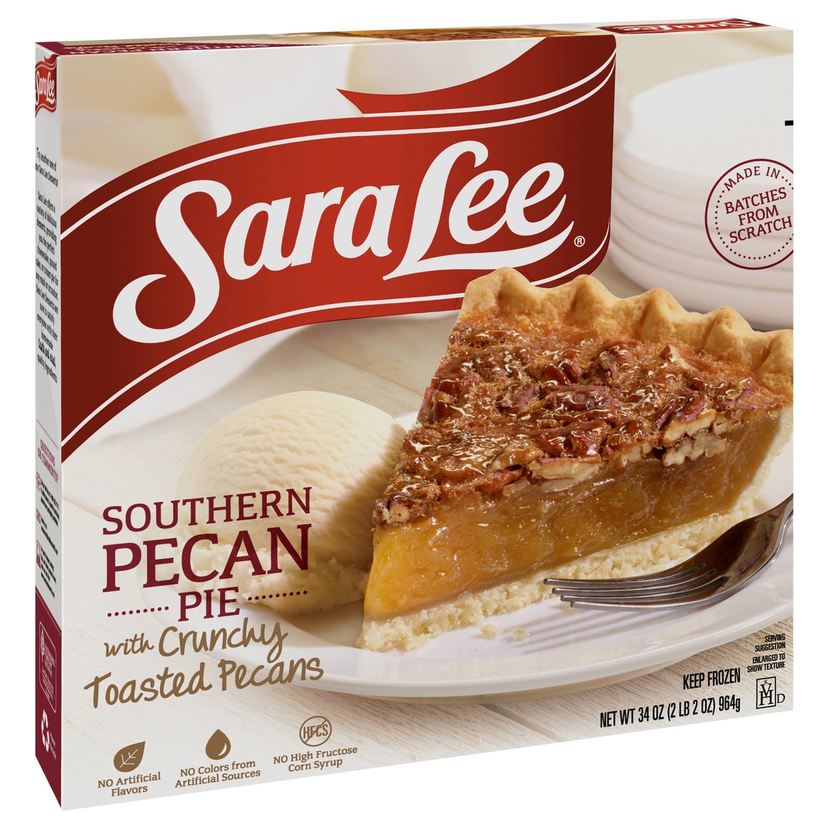 slide 13 of 13, Sara Lee Open Face Pie 9" Pre-Baked Pecan 34oz, 34 oz