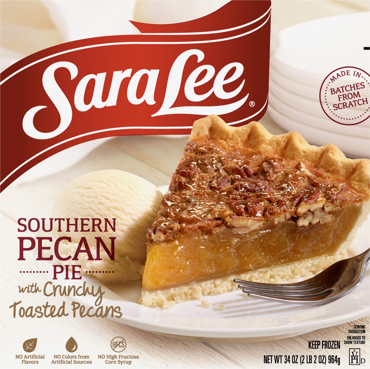 slide 5 of 13, Sara Lee Open Face Pie 9" Pre-Baked Pecan 34oz, 34 oz