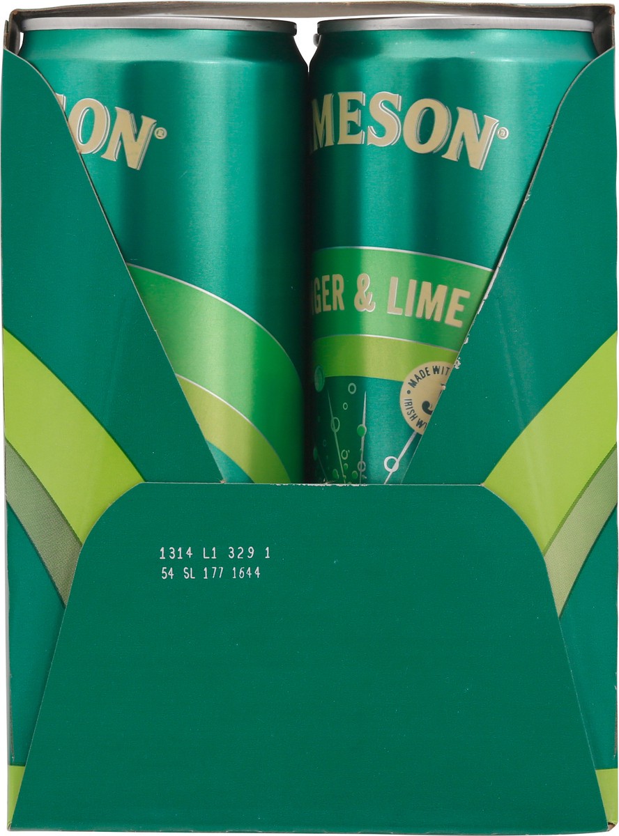 slide 7 of 9, Jameson Ginger & Lime Irish Whiskey 4 - 12 fl oz Cans, 4 ct; 12 oz