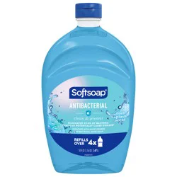 Softsoap Antibacterial Liquid Hand Soap, Clean and Protect Cool Splash Scent, 50 fl oz Refill Bottle