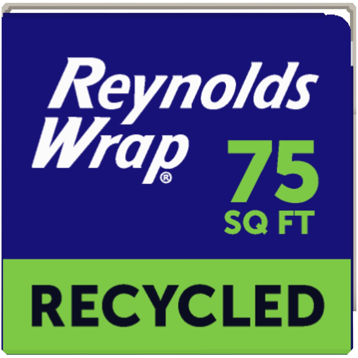 slide 6 of 9, Reynolds Wrap 100% Recycled Aluminum Foil, 75 Square Feet, 0.68 lb