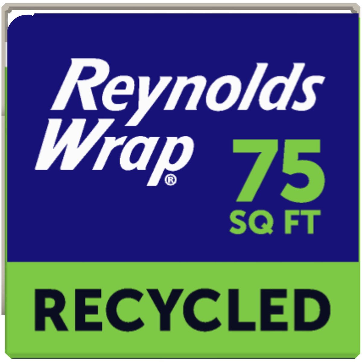 slide 8 of 9, Reynolds Wrap 100% Recycled Aluminum Foil, 75 Square Feet, 0.68 lb