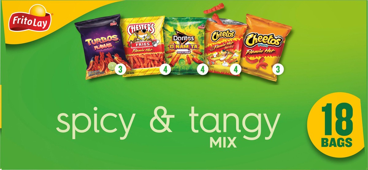slide 5 of 11, Frito-Lay Spicy & Tangy Mix, 18 Pack, 18 ct