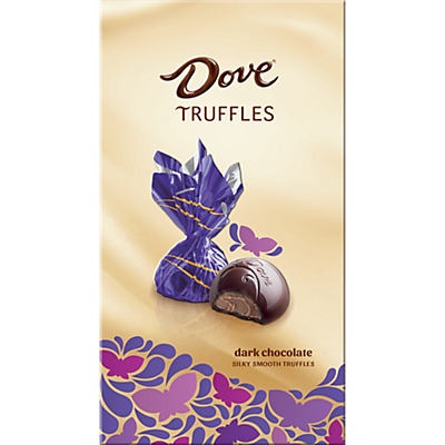 slide 1 of 1, Dove Easter Dark Chocolate Candy Truffles, 5.31 oz