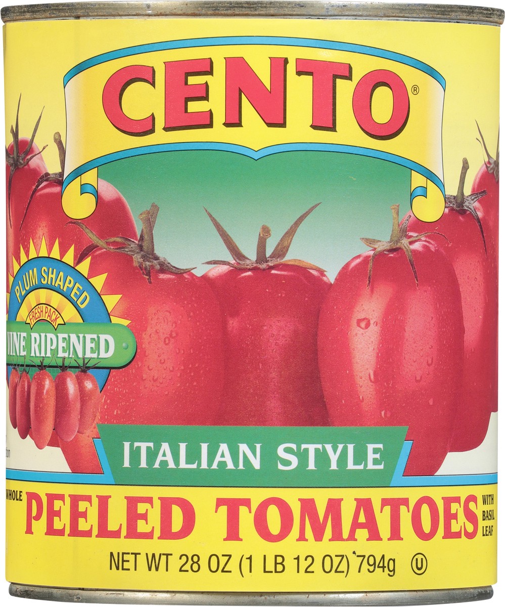 slide 2 of 9, Cento Tomato Plum Peeled, 28 oz