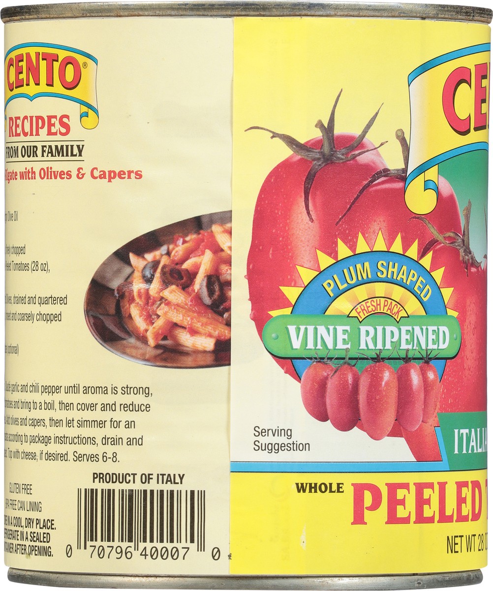 slide 3 of 9, Cento Tomato Plum Peeled, 28 oz