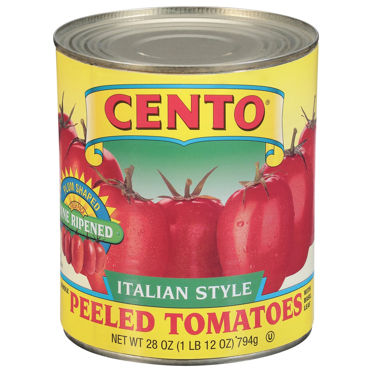 slide 1 of 9, Cento Tomato Plum Peeled, 28 oz