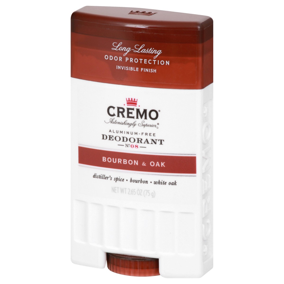 slide 3 of 9, Cremo Deodorant Stick Bourbon & Oak, 2.65 oz