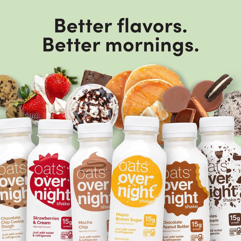 slide 7 of 10, Oats Overnight Shake Birthday Cake - 2oz, 2 oz