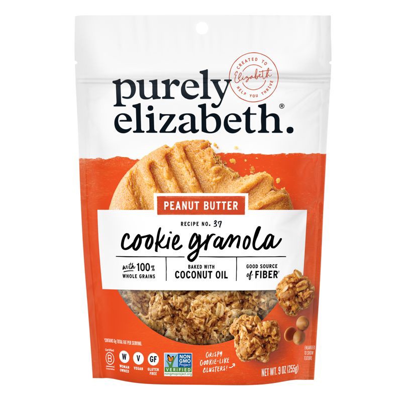 slide 1 of 7, purely elizabeth. Purely Elizabeth Peanut Butter Cookie Granola - 9oz, 9 oz