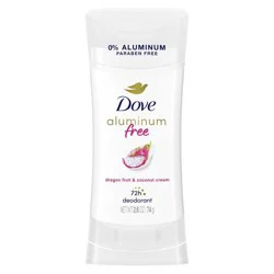 Dove Beauty Aluminum-Free Deodorant Stick - Dragon Fruit and Coconut Cream - 2.6oz