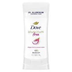 Dove Beauty Aluminum-Free Deodorant Stick - Dragon Fruit and Coconut Cream - 2.6oz