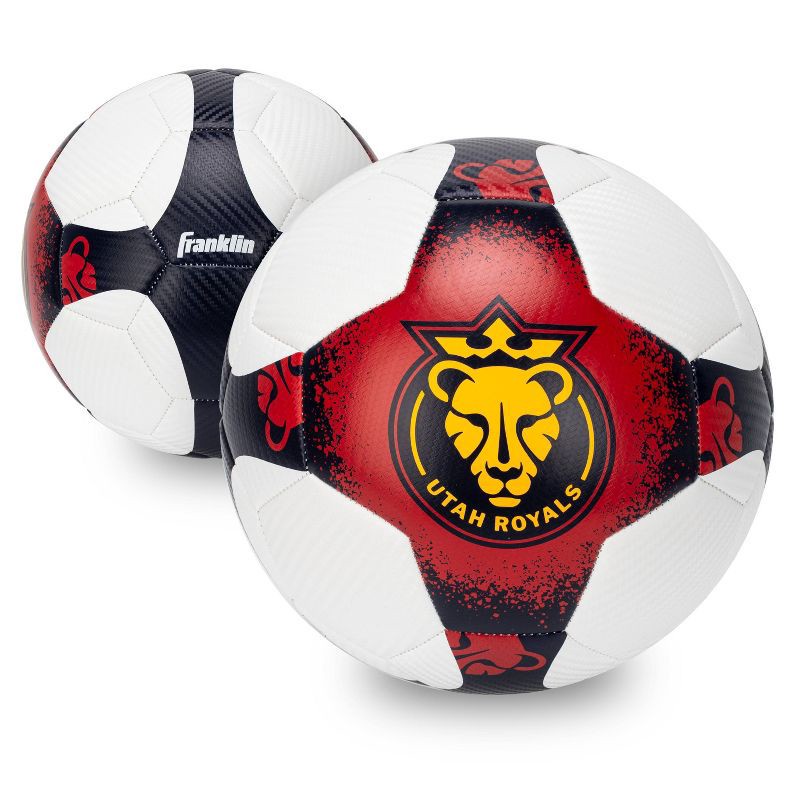 slide 2 of 8, National Women's Soccer League NWSL Utah Royals Size 5 Soccer Ball: Rubber Bladder, All Ages, 1 ct