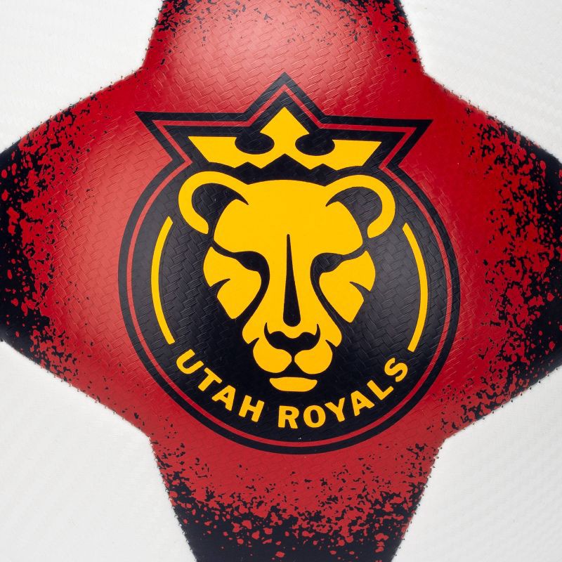 slide 4 of 8, National Women's Soccer League NWSL Utah Royals Size 5 Soccer Ball: Rubber Bladder, All Ages, 1 ct