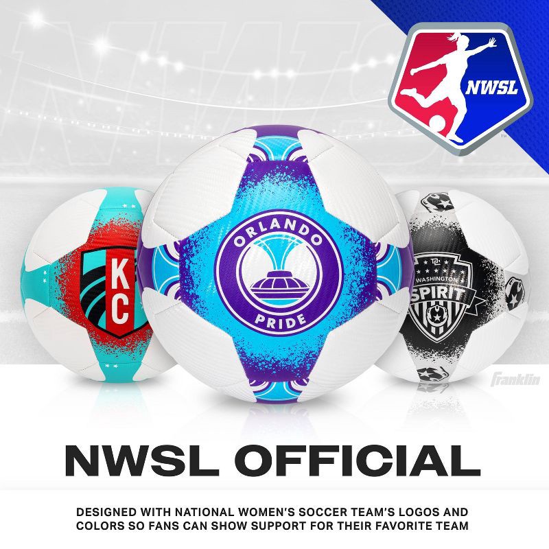 slide 5 of 8, National Women's Soccer League NWSL Utah Royals Size 5 Soccer Ball: Rubber Bladder, All Ages, 1 ct