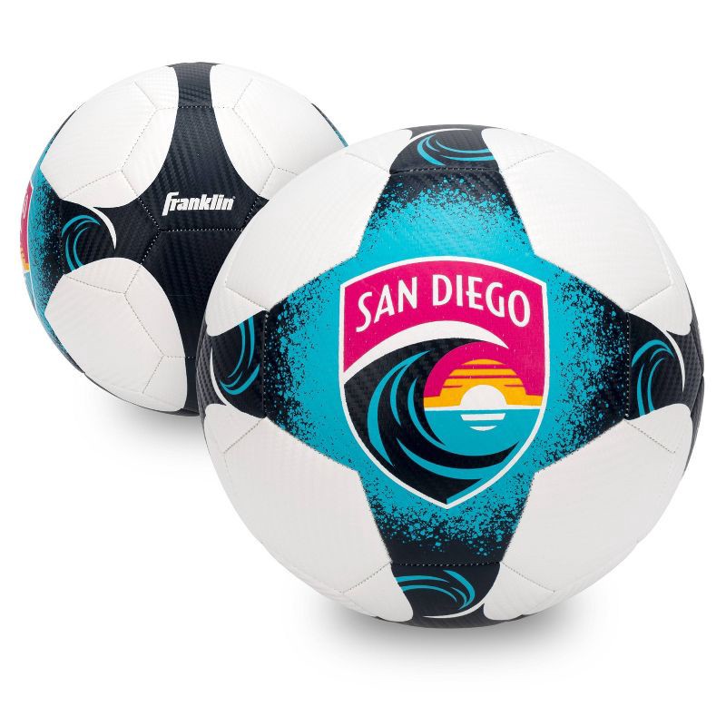 slide 2 of 8, National Women's Soccer League NWSL San Diego Wave Size 5 Soccer Ball, 1 ct