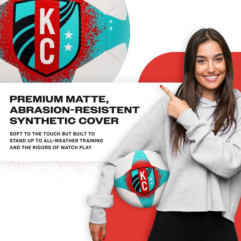 slide 6 of 9, National Women's Soccer League NWSL Kansas City Size 5 Soccer Ball, 1 ct