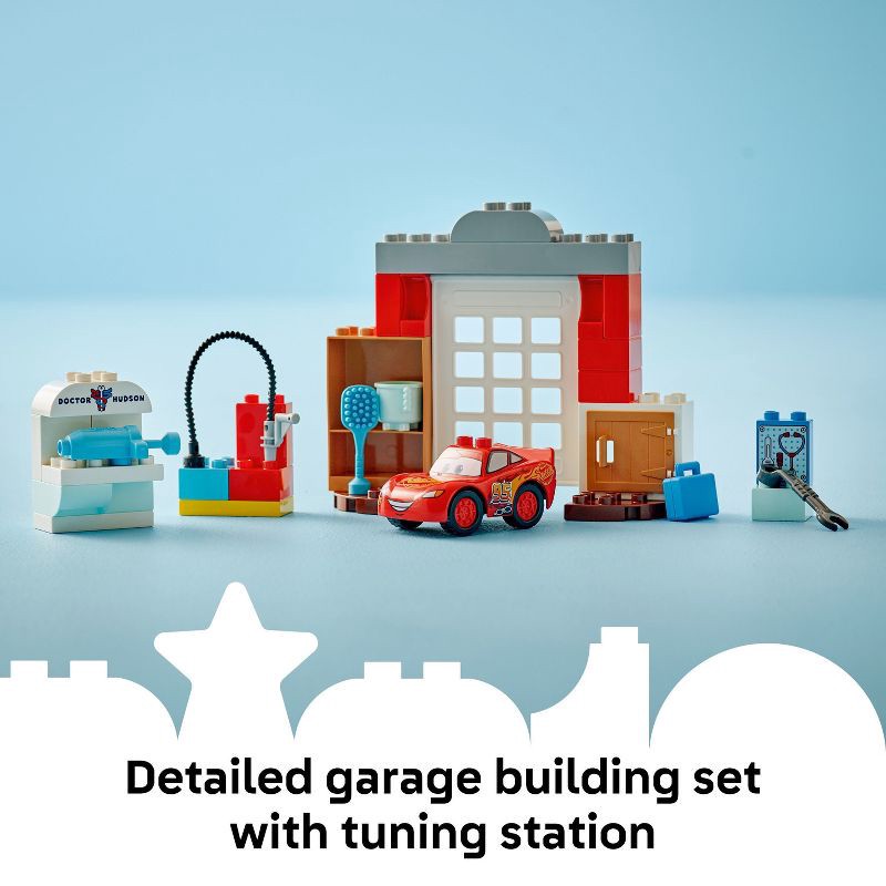 slide 4 of 7, LEGO DUPLO Disney and Pixar Cars McQueen's Visit to Doc's Garage Building Set, Christmas Gift Ideas - 10456, 1 ct