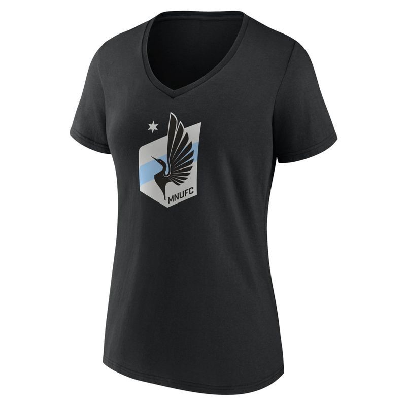 slide 2 of 3, MLS Minnesota United FC Women's V Neck T-Shirt - S: Tagless, Short Sleeve, 1 ct