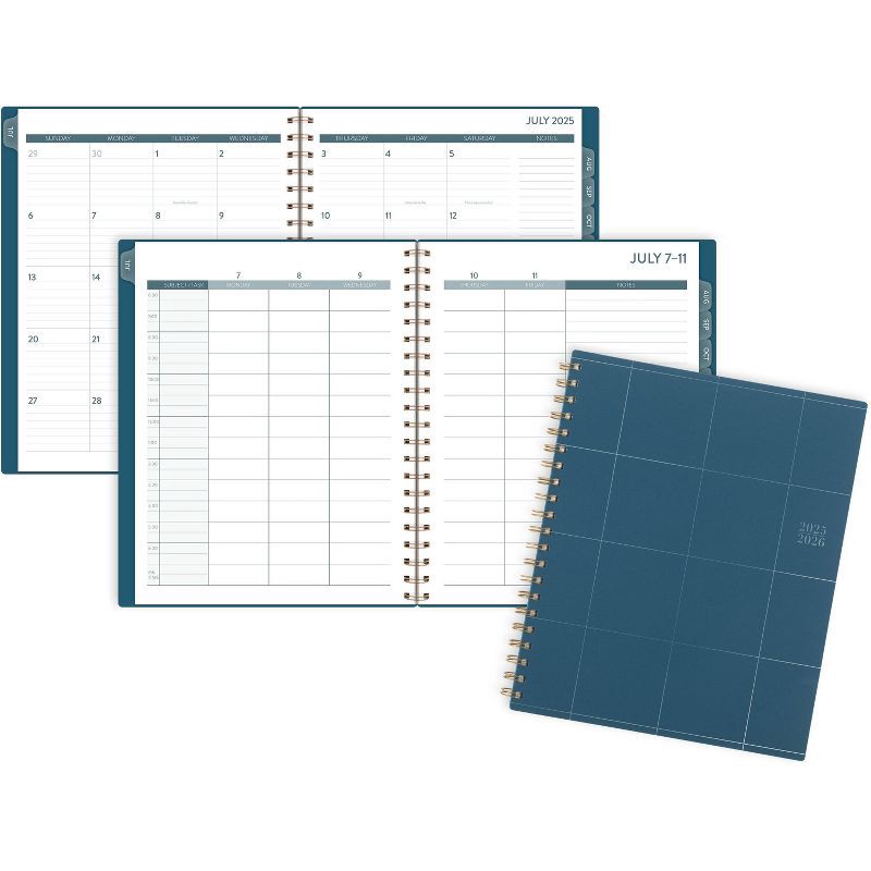 slide 2 of 10, Cambridge 2025-2026 Weekly/Monthly Large Teacher Planner Grid, Teacher Supplies, 1 ct