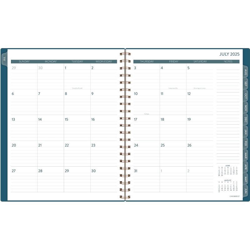 slide 3 of 10, Cambridge 2025-2026 Weekly/Monthly Large Teacher Planner Grid, Teacher Supplies, 1 ct