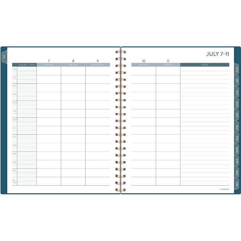 slide 4 of 10, Cambridge 2025-2026 Weekly/Monthly Large Teacher Planner Grid, Teacher Supplies, 1 ct