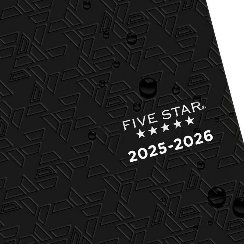 slide 9 of 10, Five Star 5.5"x8.5" 2025-2026 Weekly/Monthly Core Black Small Planner, 1 ct